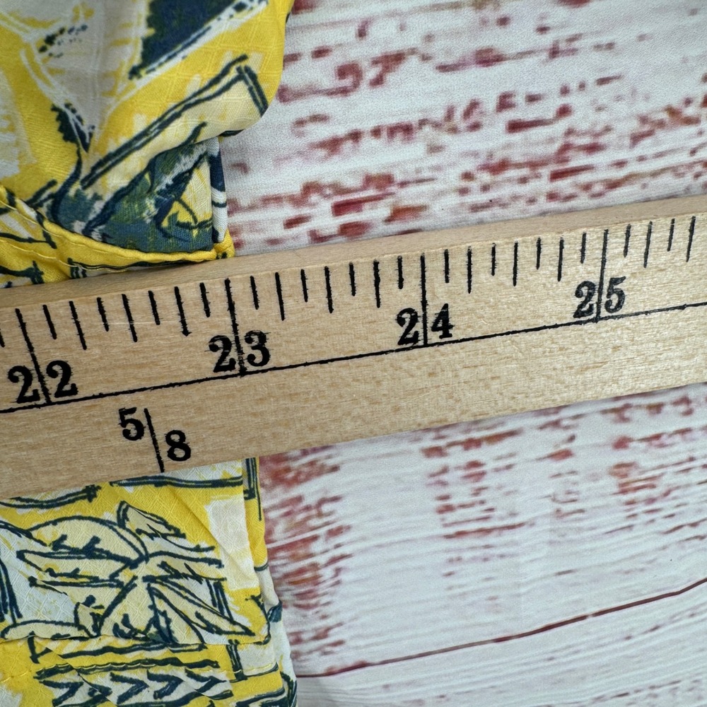 Columbia PFG Shirt Mens Medium Tropical Fish Cocktails Palm Tree Print Vented - Picture 12 of 12
